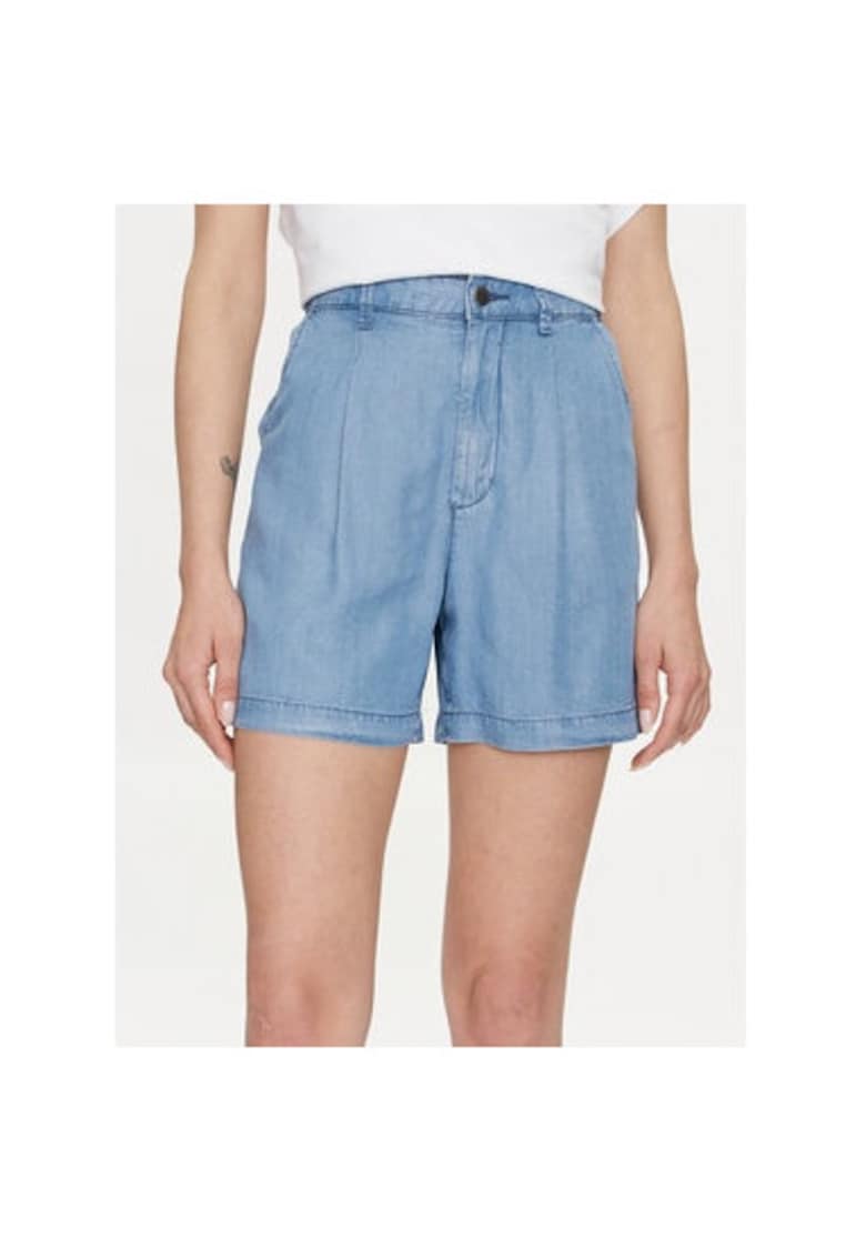 Pantaloni scurti dama -  303802370 - Lyocell - Albastru