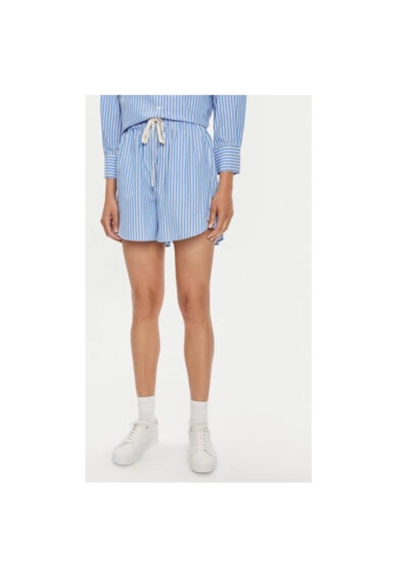 Pantaloni scurti dama -  304532047 - Bumbac - Albastru