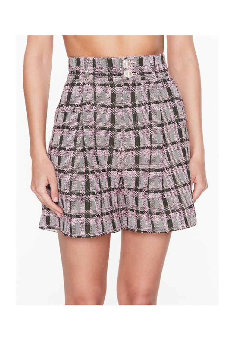 Pantaloni scurti dama - 302005925 - Bumbac/Poliester/polipropyIn - Roz - Roz
