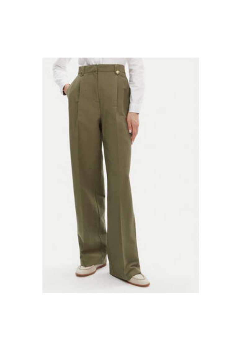 Pantaloni Dama - 305174611 - In - Poliester - Verde