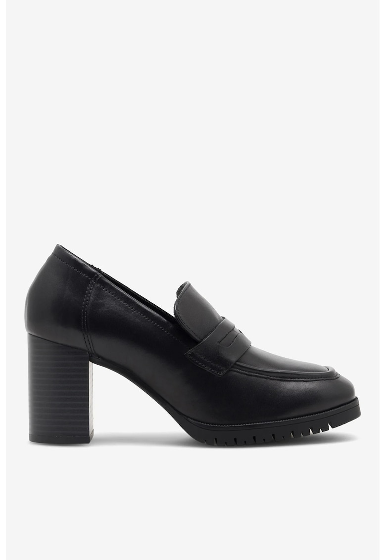 Pantofi dama 5905588477778 - Piele naturala - Negru - Negru