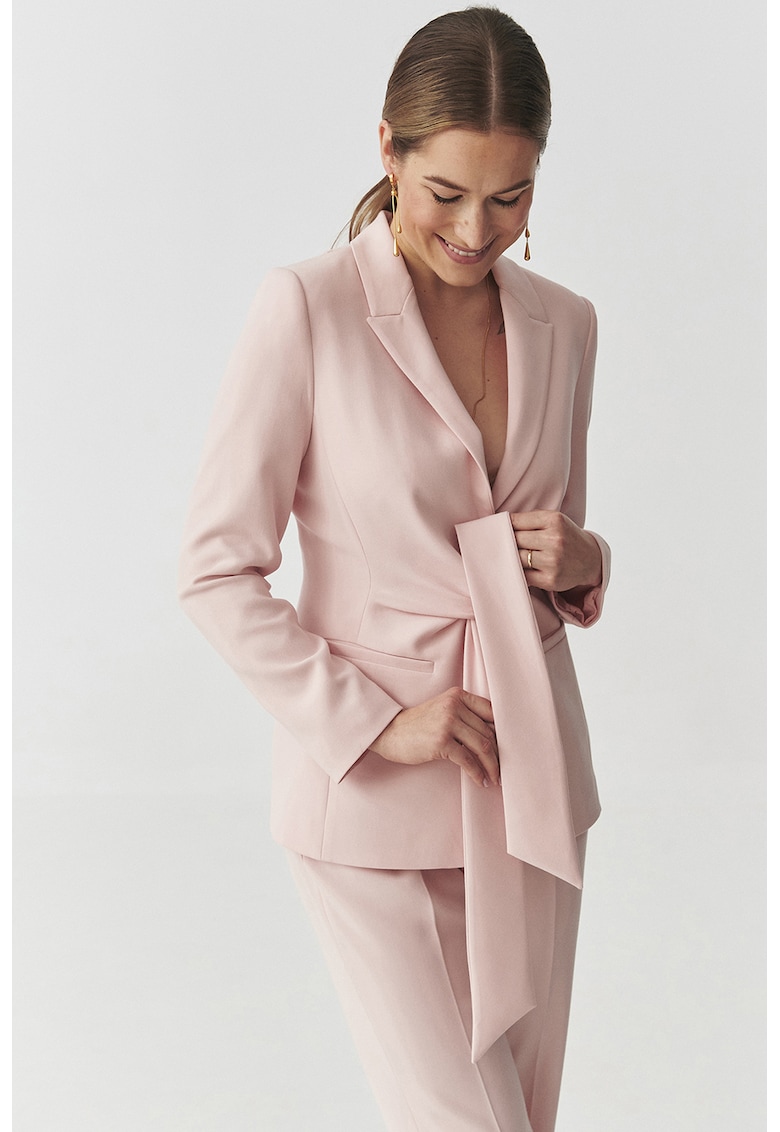 Sacou cambrat cu cordon de ajustare