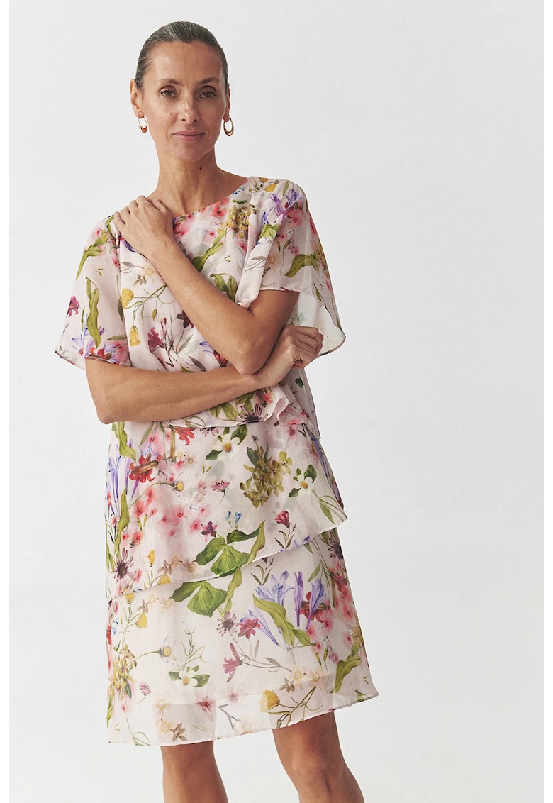 Rochie mini cu model floral