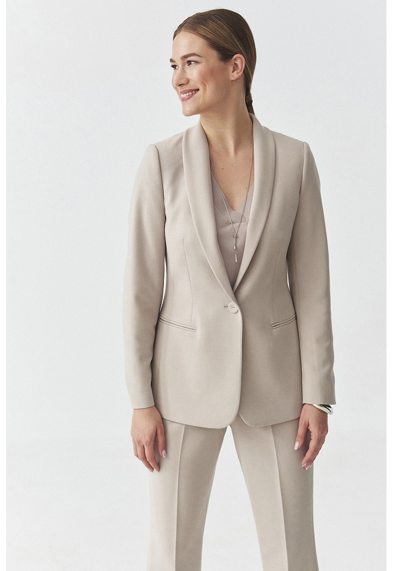 Sacou cu buzunare cu refilet