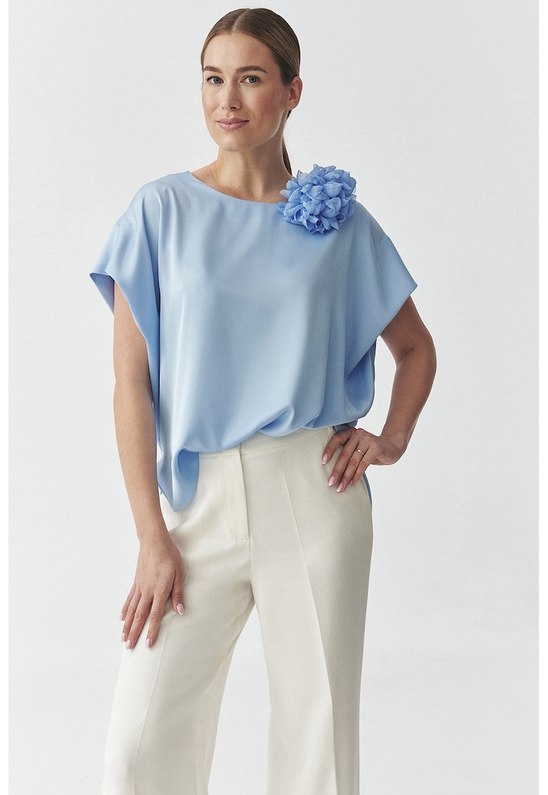 Bluza cu aspect de satin