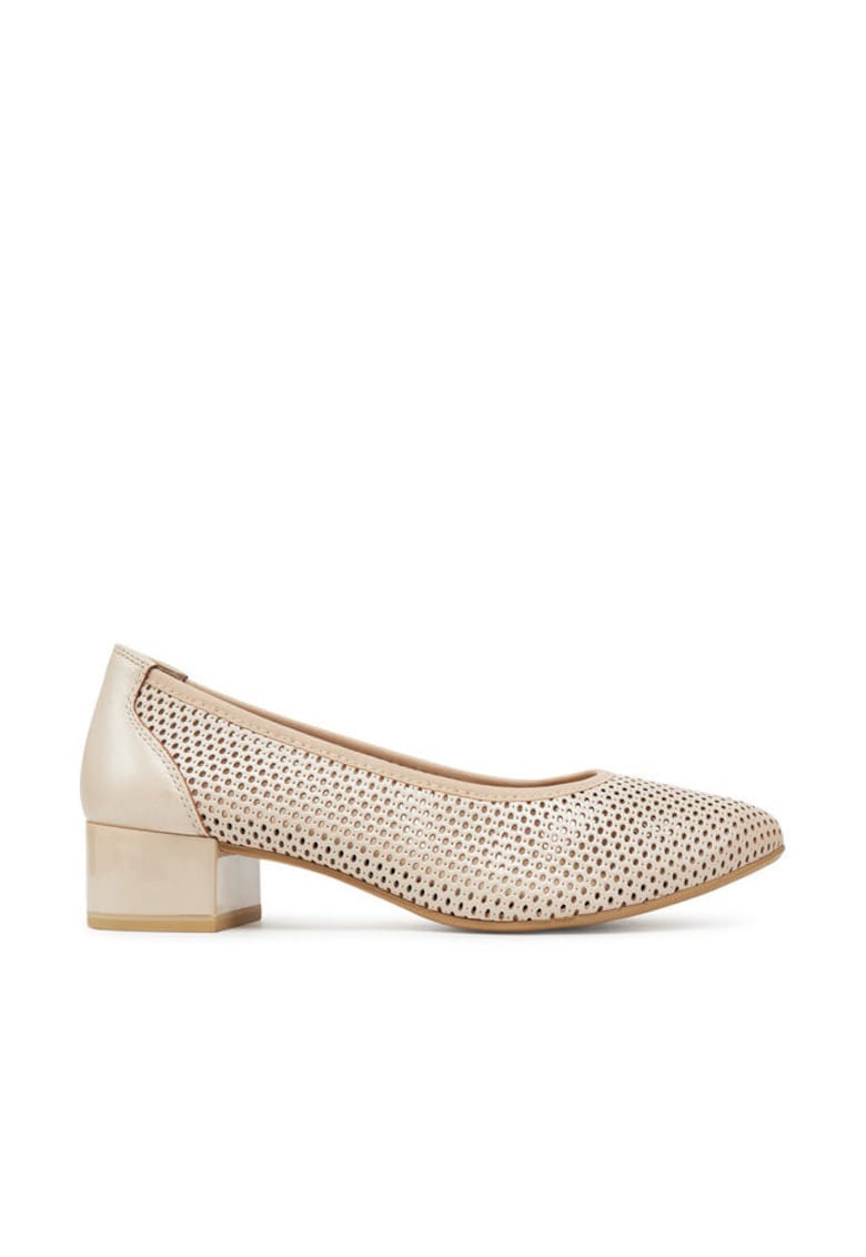 Pantofi dama 305309815 - Piele naturala - Bej - Bej