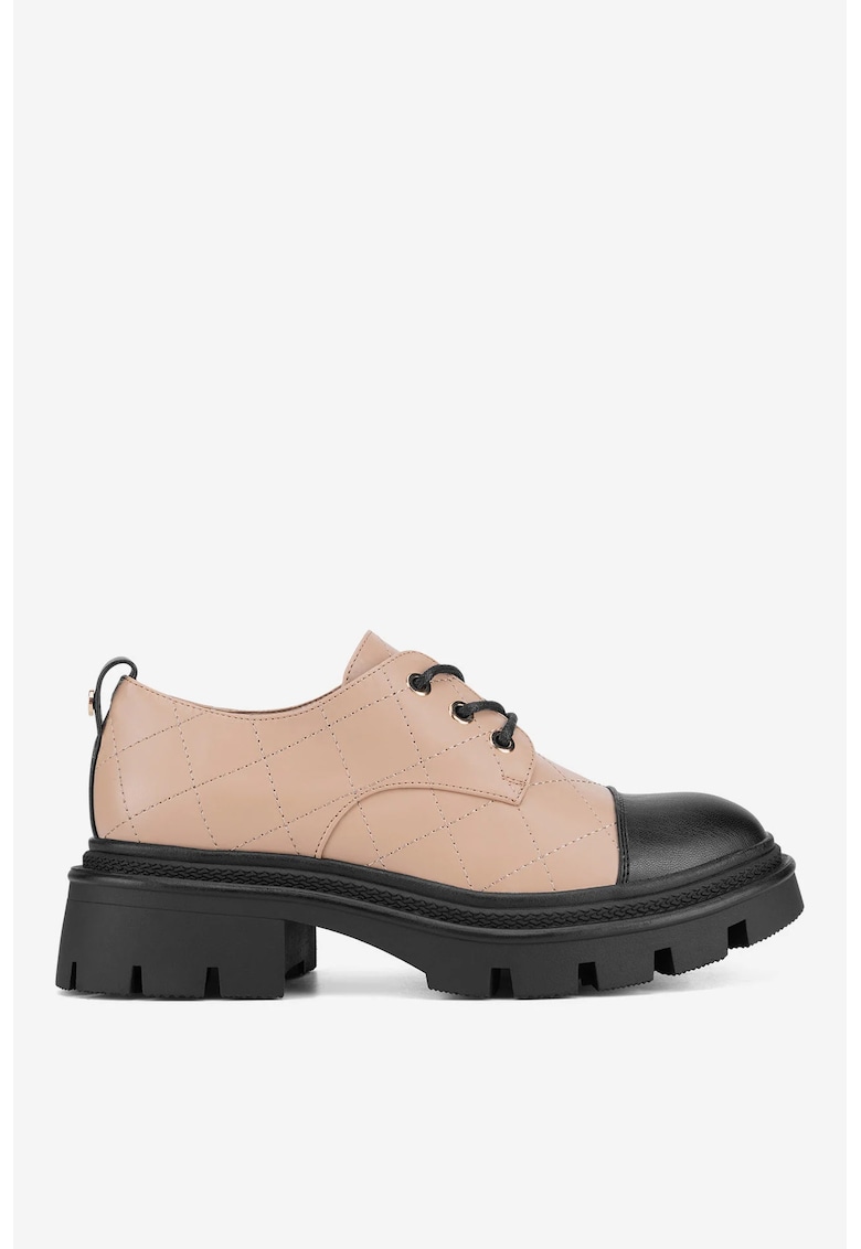 Pantofi dama 5903419361838 - Sintetic - Bej - Bej