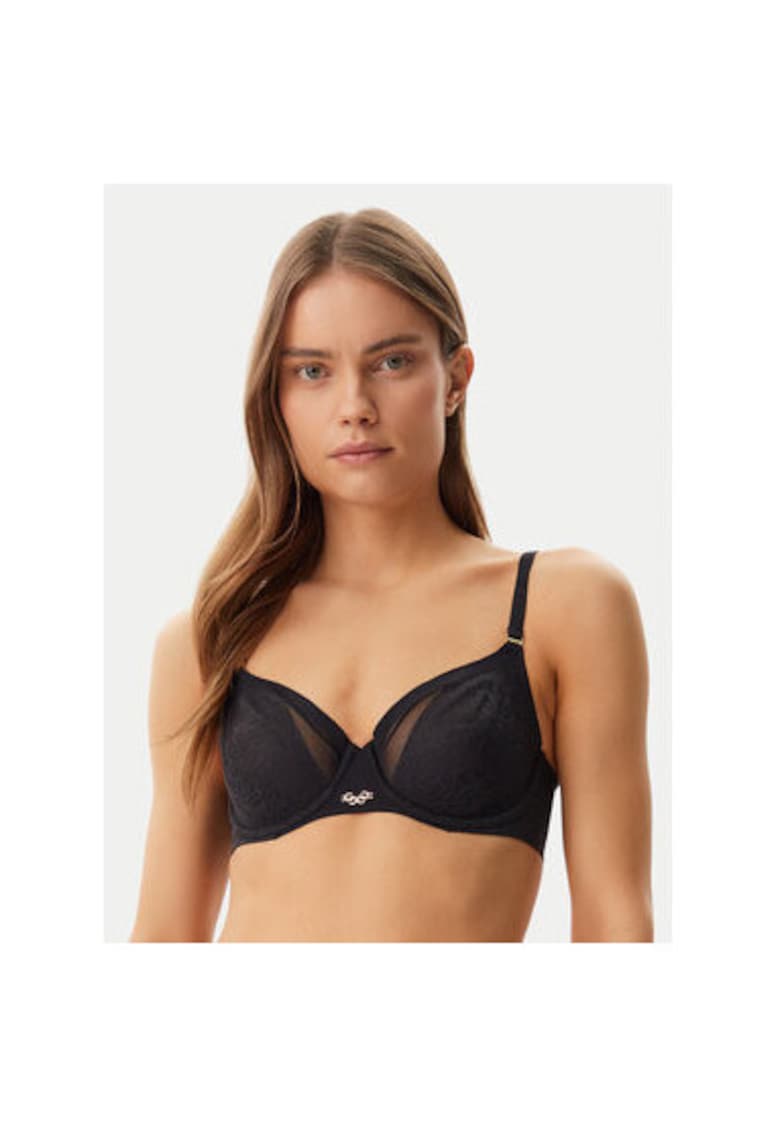 Sutien dama -  304889134 - Bumbac/Elastan - Negru