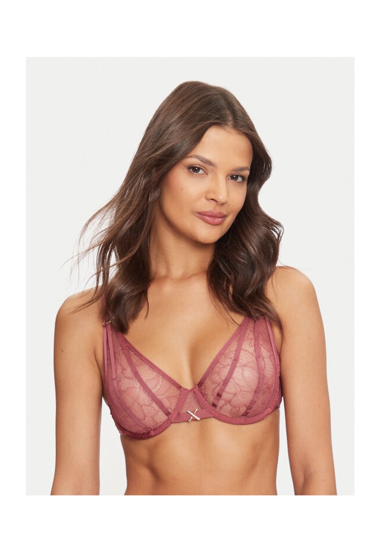 Sutien dama - 304178344 - Poliamida - Roz - Roz