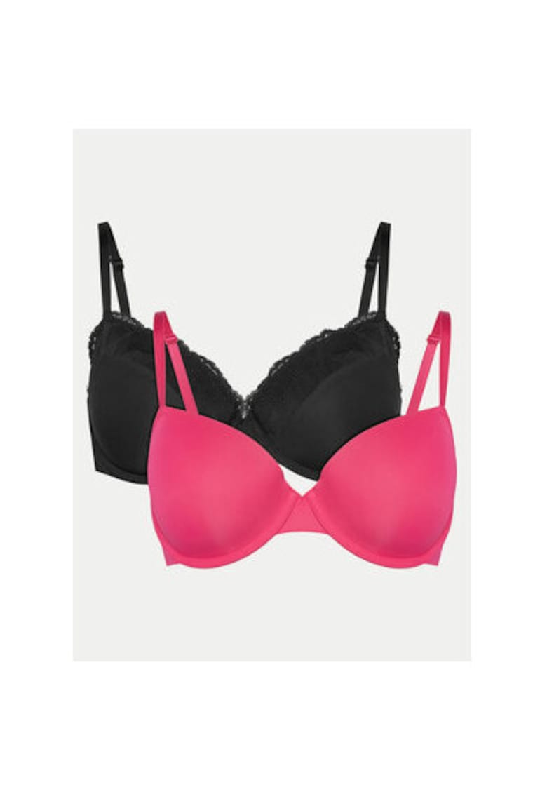 Set 2 sutiene dama -  304344671 - Poliamida/Poliester - Negru