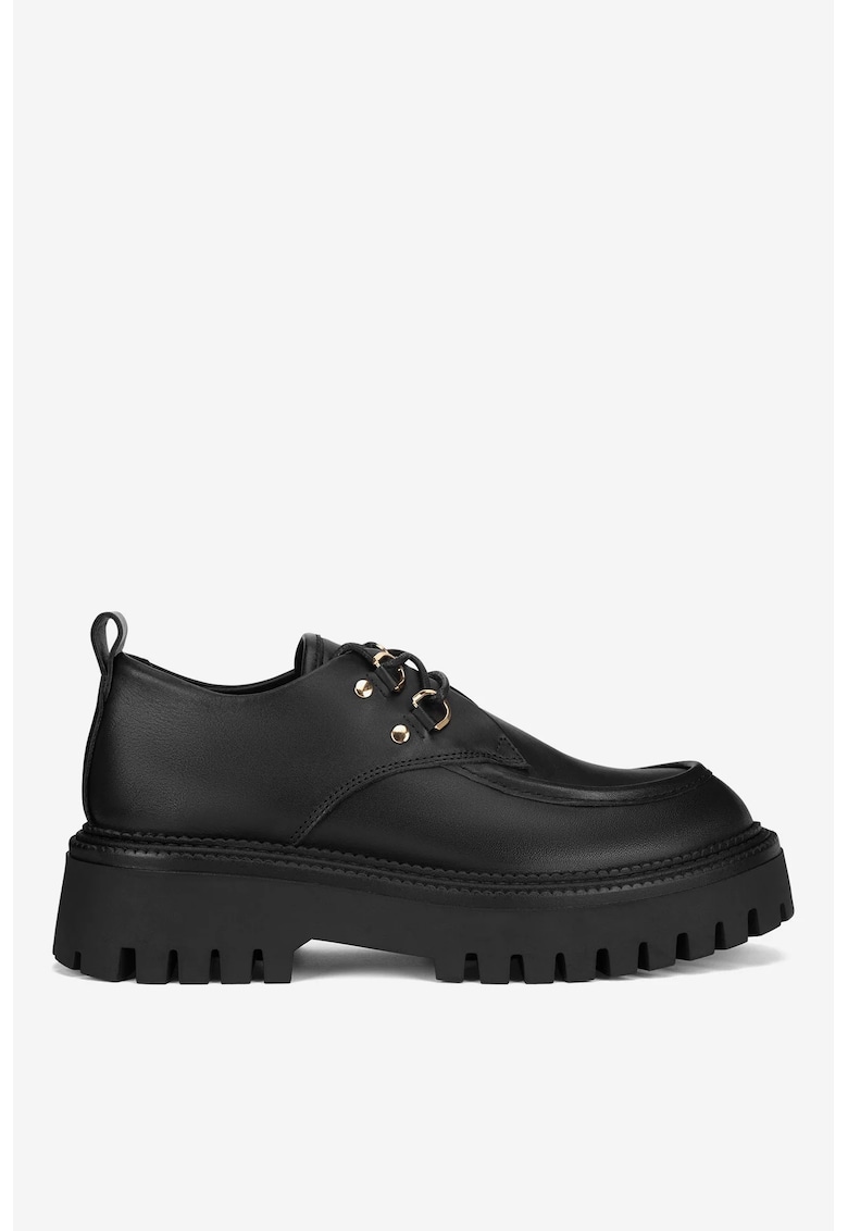 Pantofi dama 5905588787037 - Piele naturala - Negru - Negru