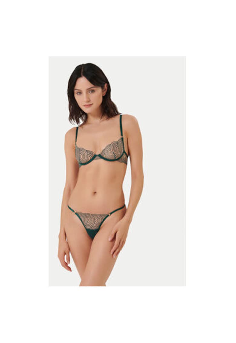 Sutien dama -  304422423 - Poliester reciclat - Verde Sutien dama -  304422423 - Poliester reciclat - Verde