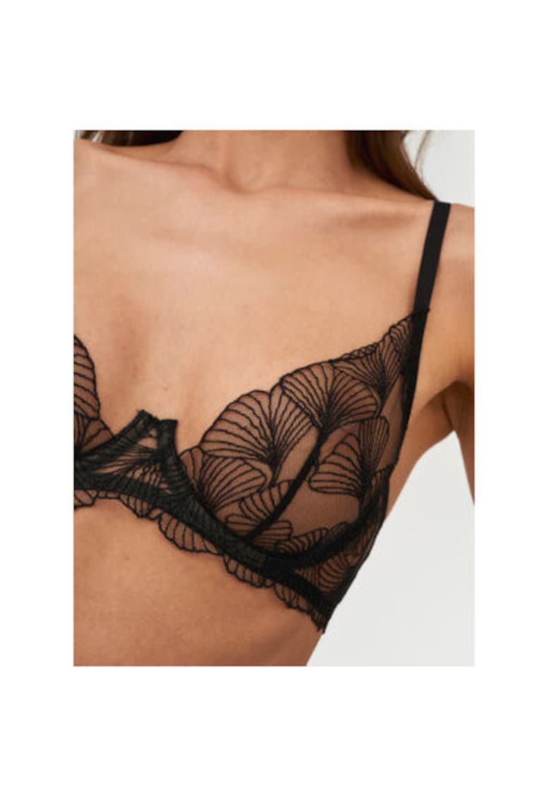 Sutien dama -  304553738 - Poliamida/Elastan - Negru