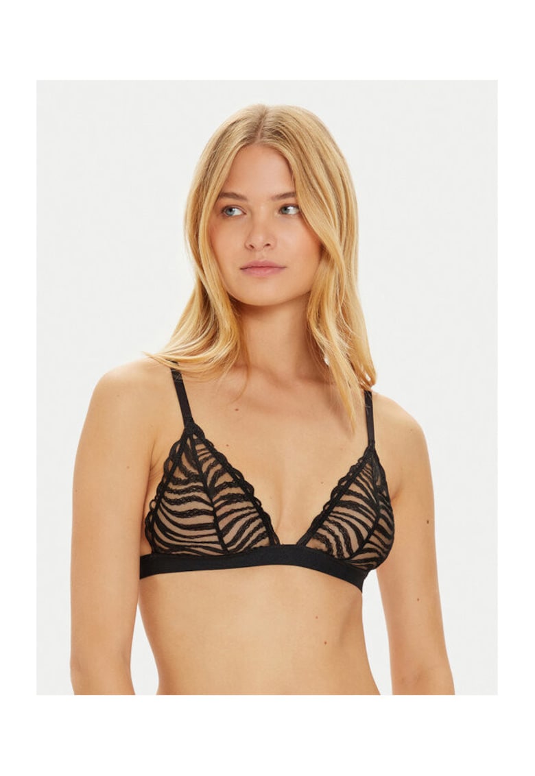 Sutien dama - 304553714 - Poliamida - Negru - Negru