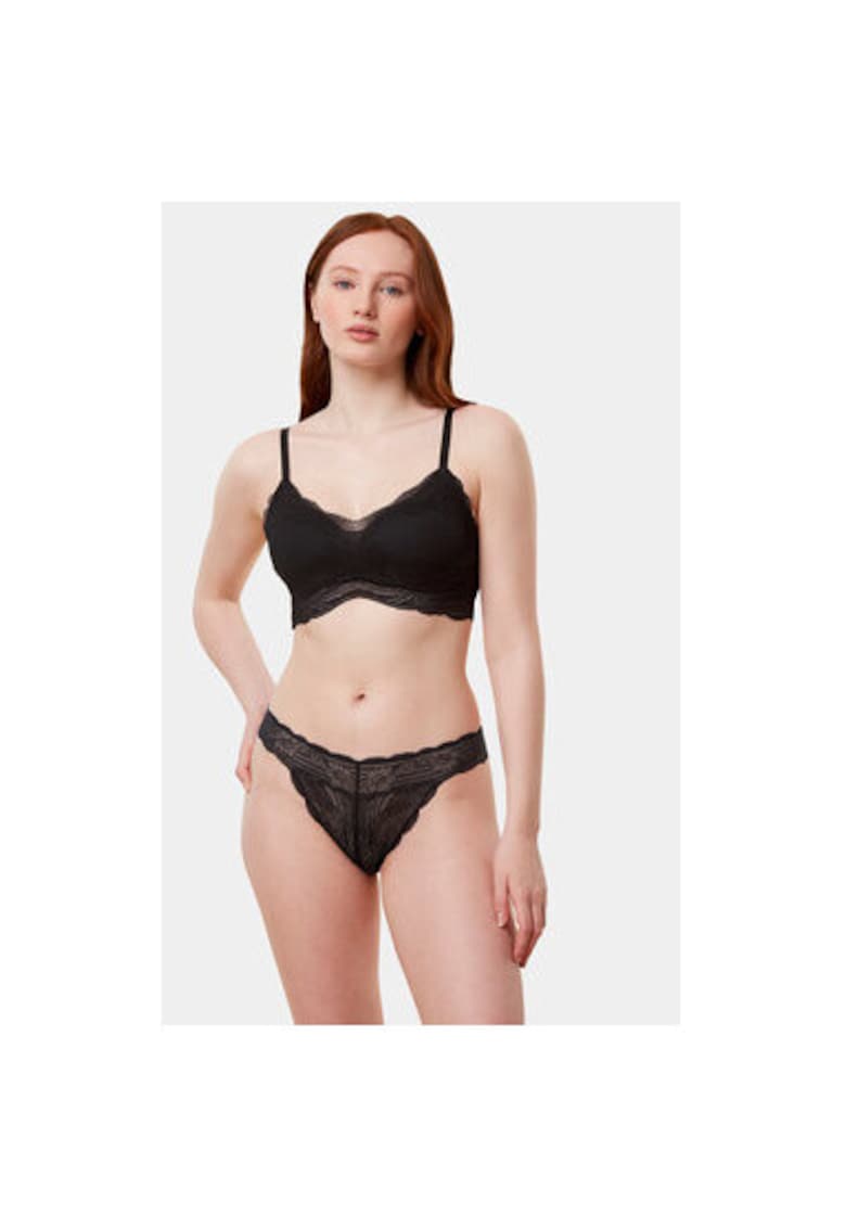 Sutien dama - 303311902 - Poliamida/Poliester/Elastan - Negru