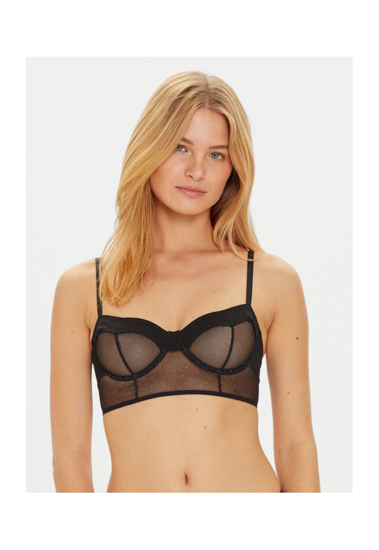 Sutien dama - 304553660 - Viscoza/Poliester - Negru - Negru