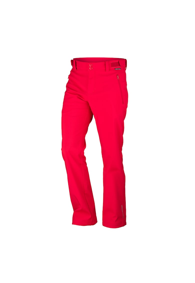 Pantaloni de drumetie din softshell 5K/5K pentru barbati Geron - Rosu inchis