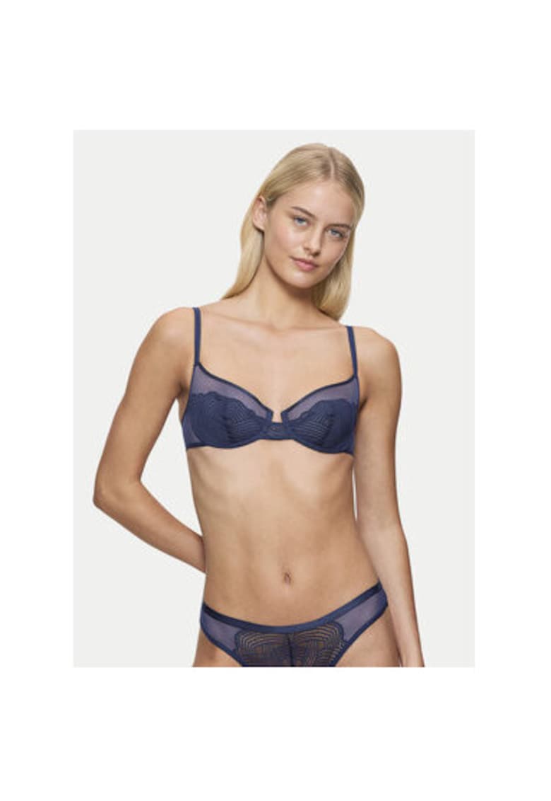 Sutien dama - 304539459 - Poliamida - Albastru