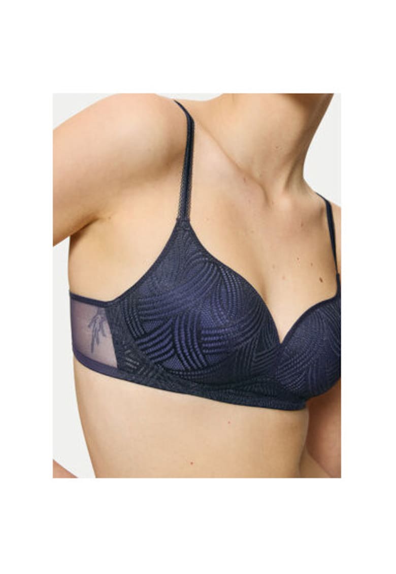 Sutien dama - 304539497 - Poliester/Poliamida/Elastan - Albastru