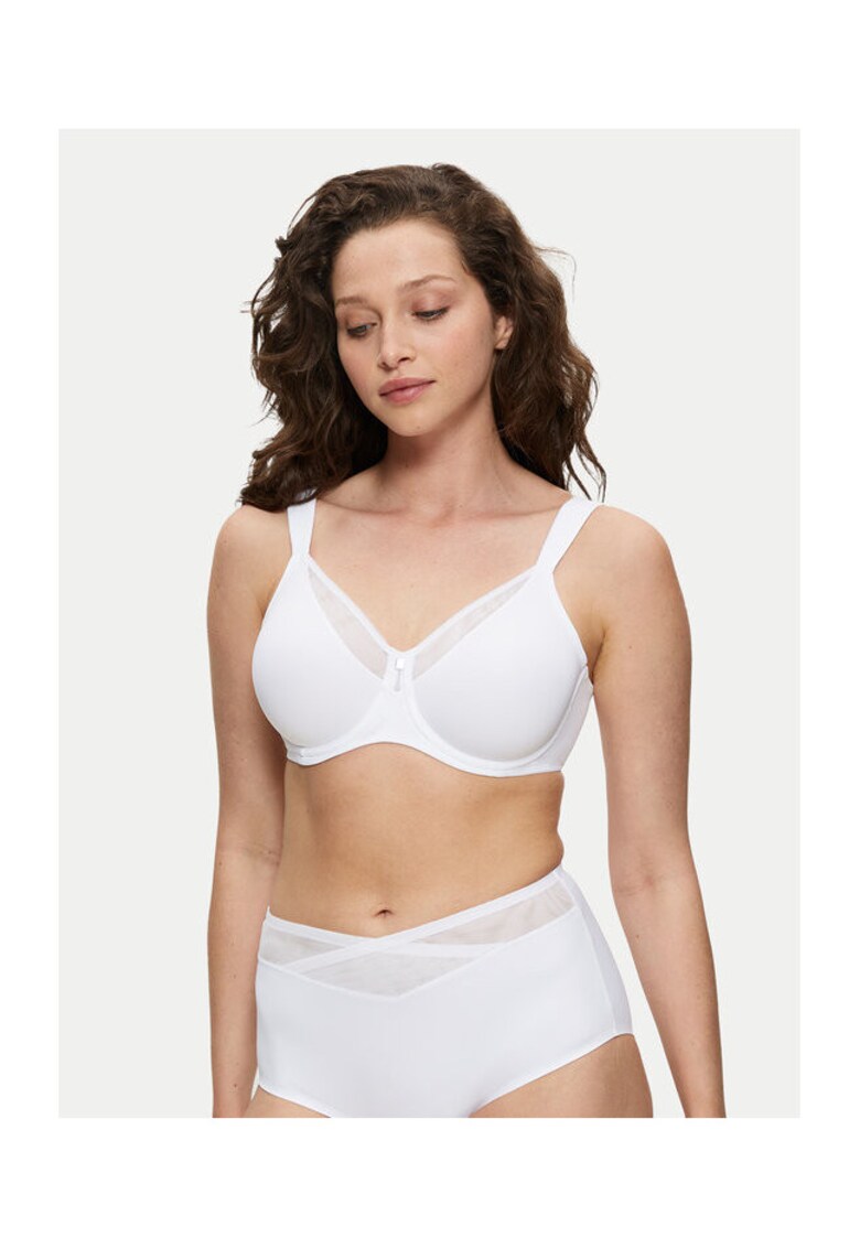 Sutien dama - 303437268 - Poliamida/Elastan - Alb - Alb