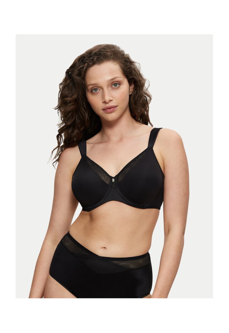 Sutien cu armatura Gri - Negru