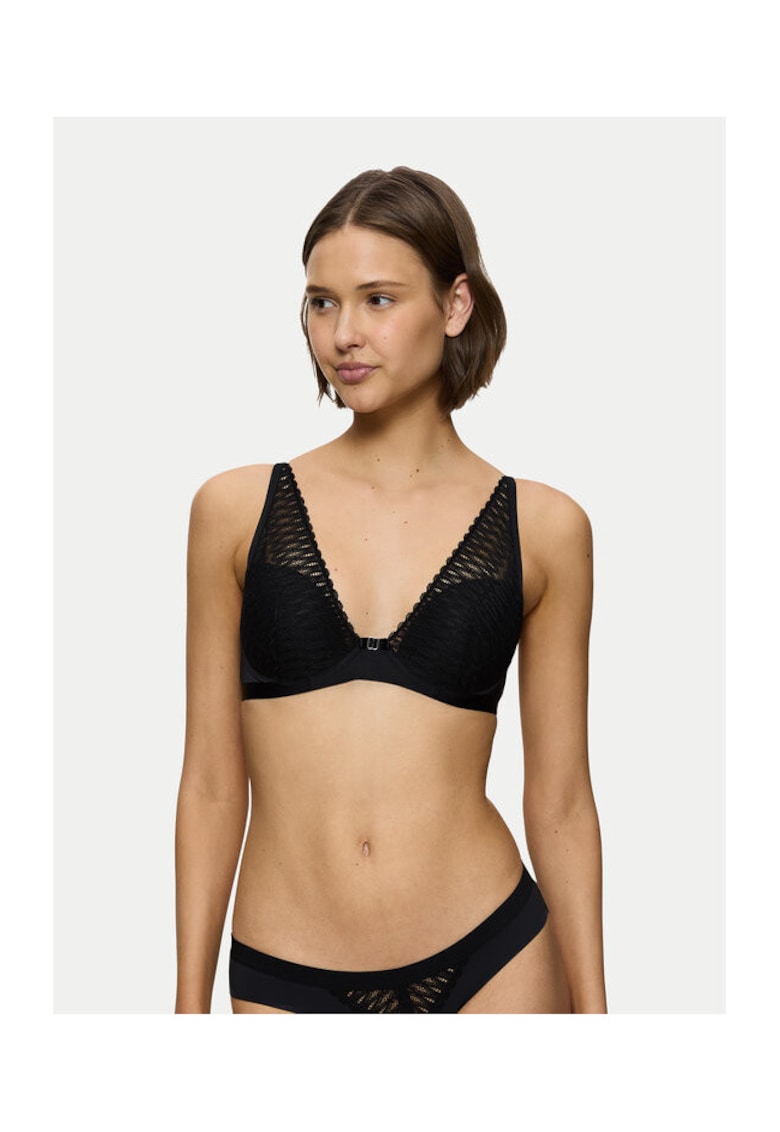 Sutien dama - 207881822 - Poliamida/Poliester - Negru - Negru