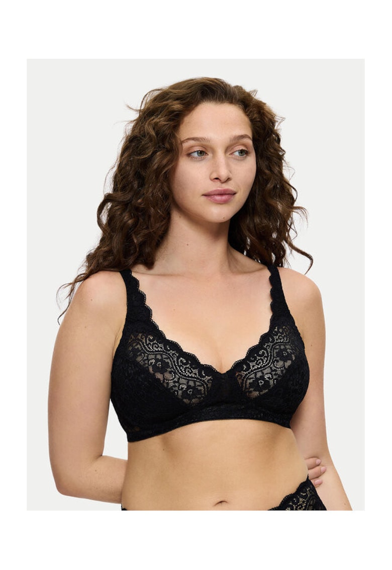 Sutien dama - 304902086 - Poliamida/Elastan - Negru - Negru