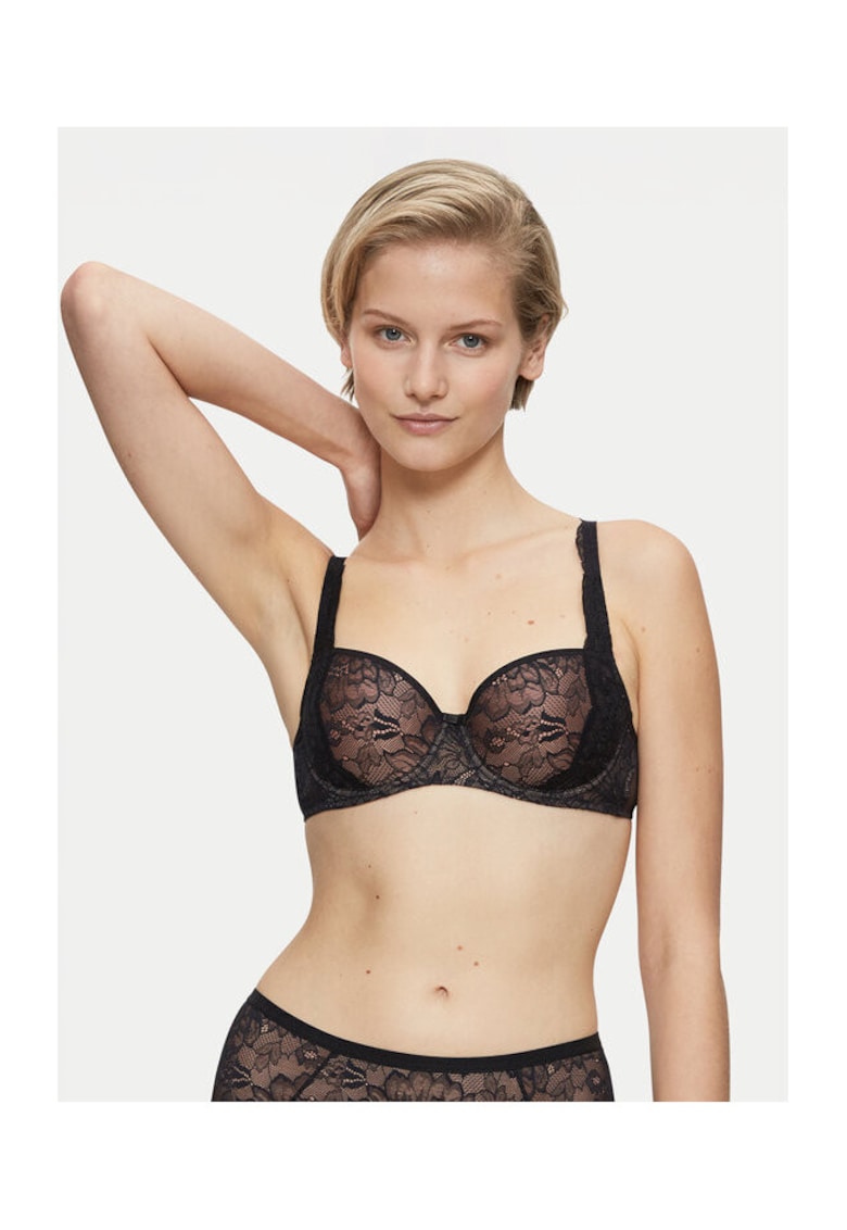 Sutien dama - 207151338 - Poliamida/Poliester - Negru - Negru