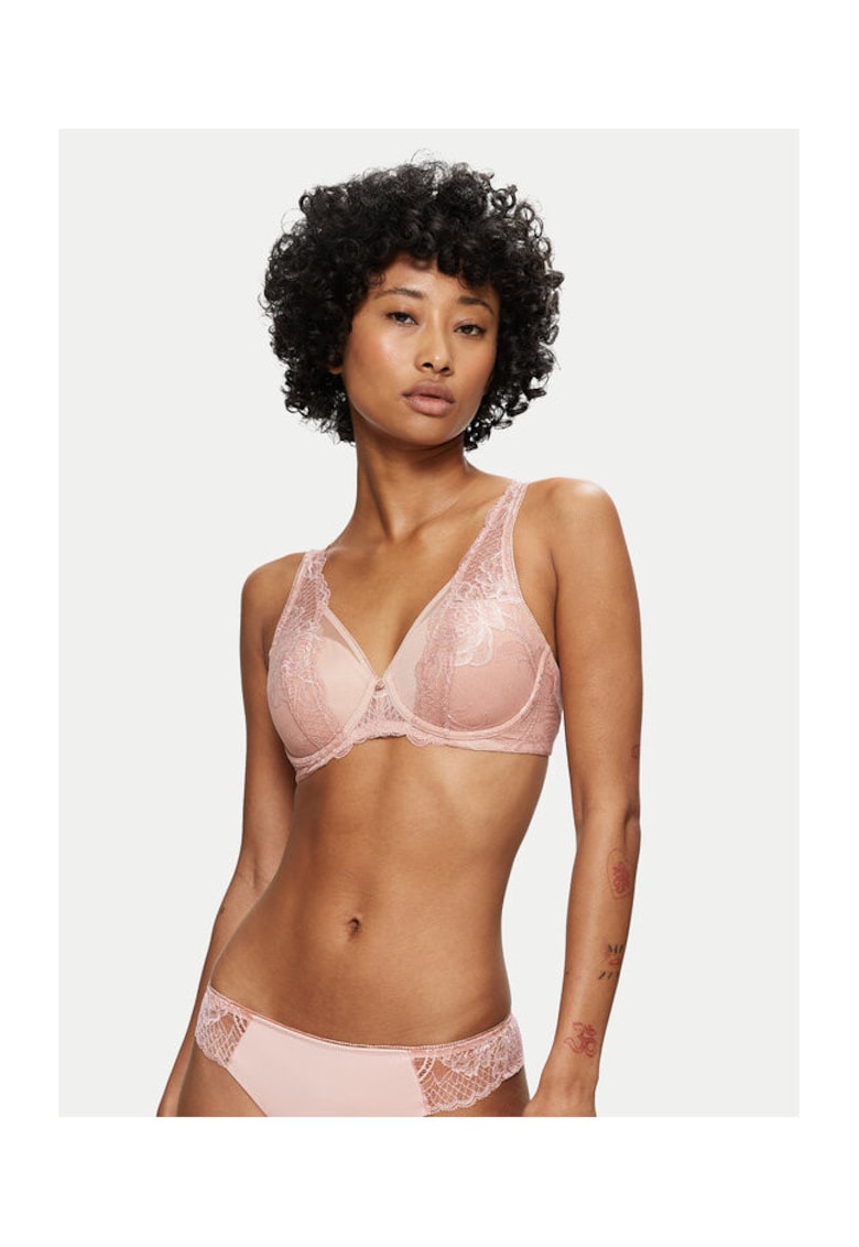 Sutien dama - 303437244 - Poliester/Poliamida/Elastan - Roz - Roz