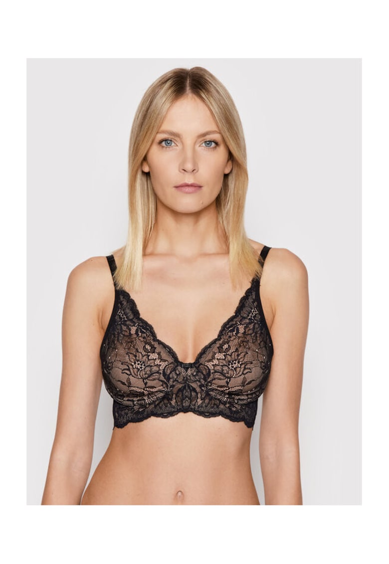Sutien dama - 300081679 - Poliamida/Elastan - Negru - Negru