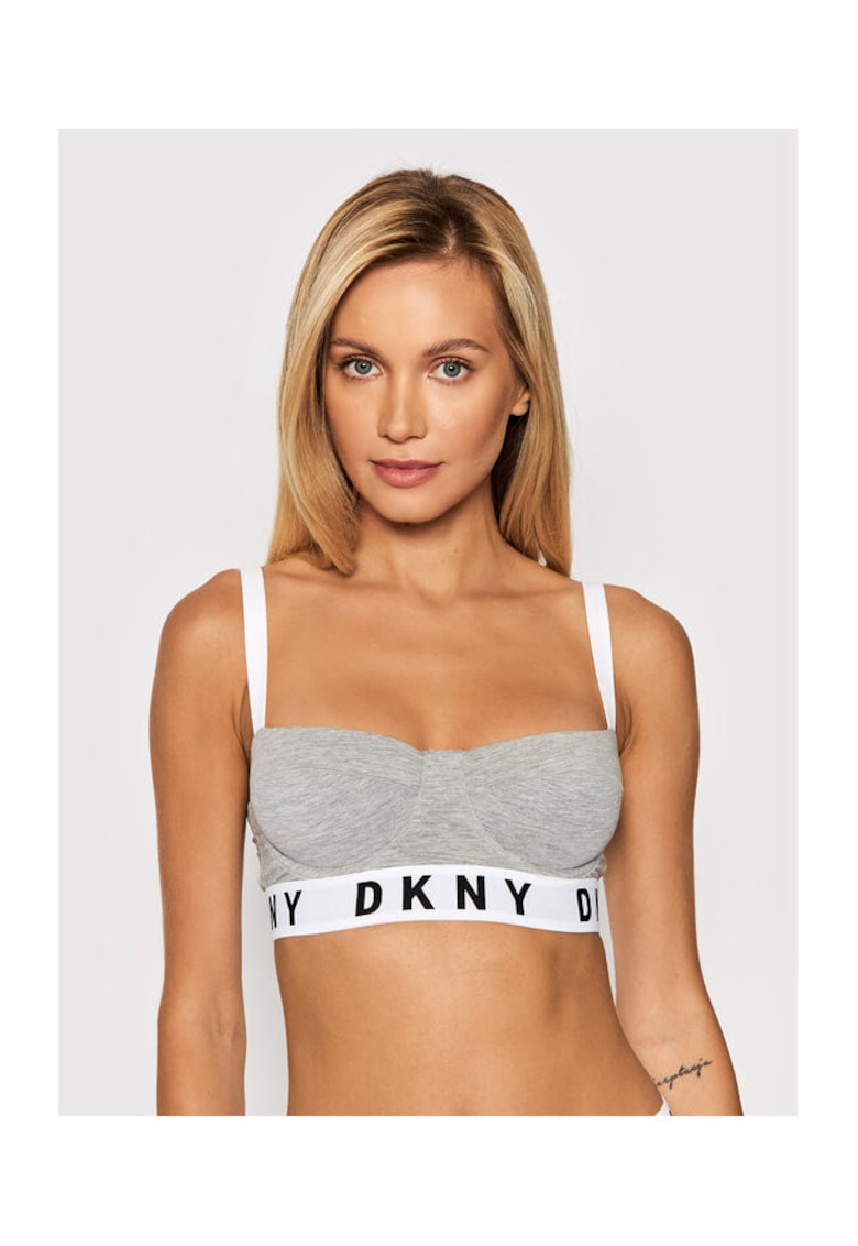 Sutien dama - 208245388 - Bumbac/Modal - Gri - Gri