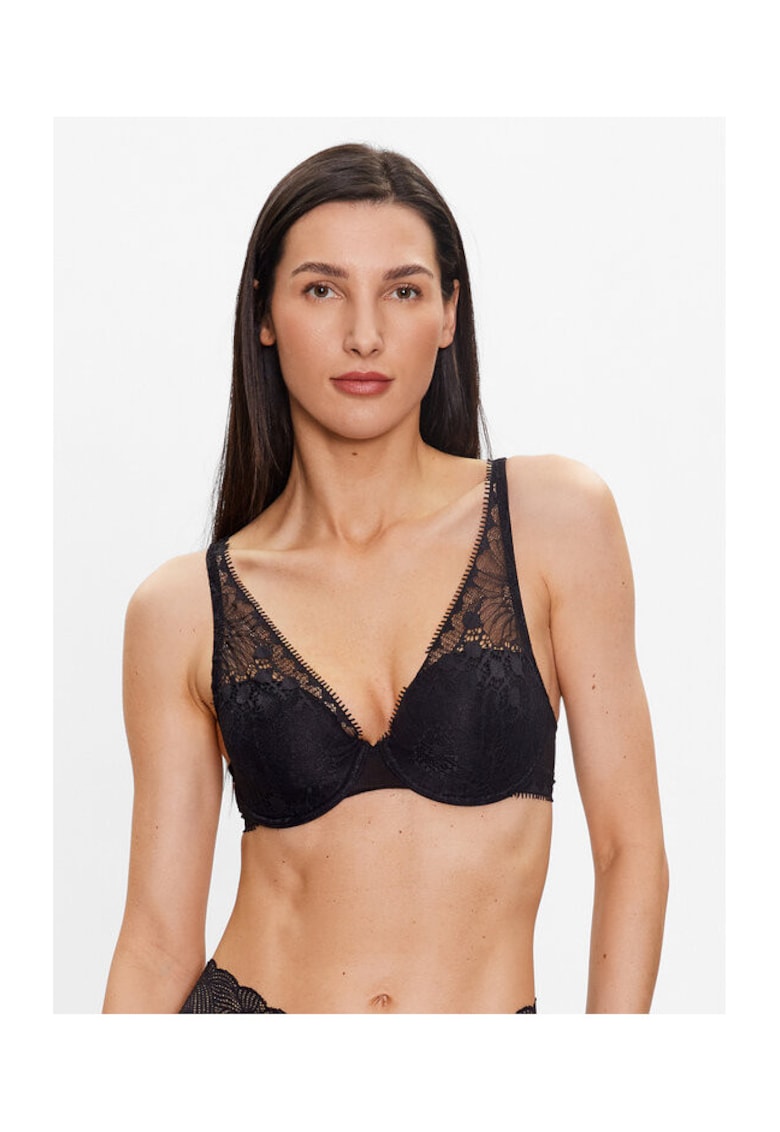 Sutien dama - 302948161 - Poliamida - Negru - Negru