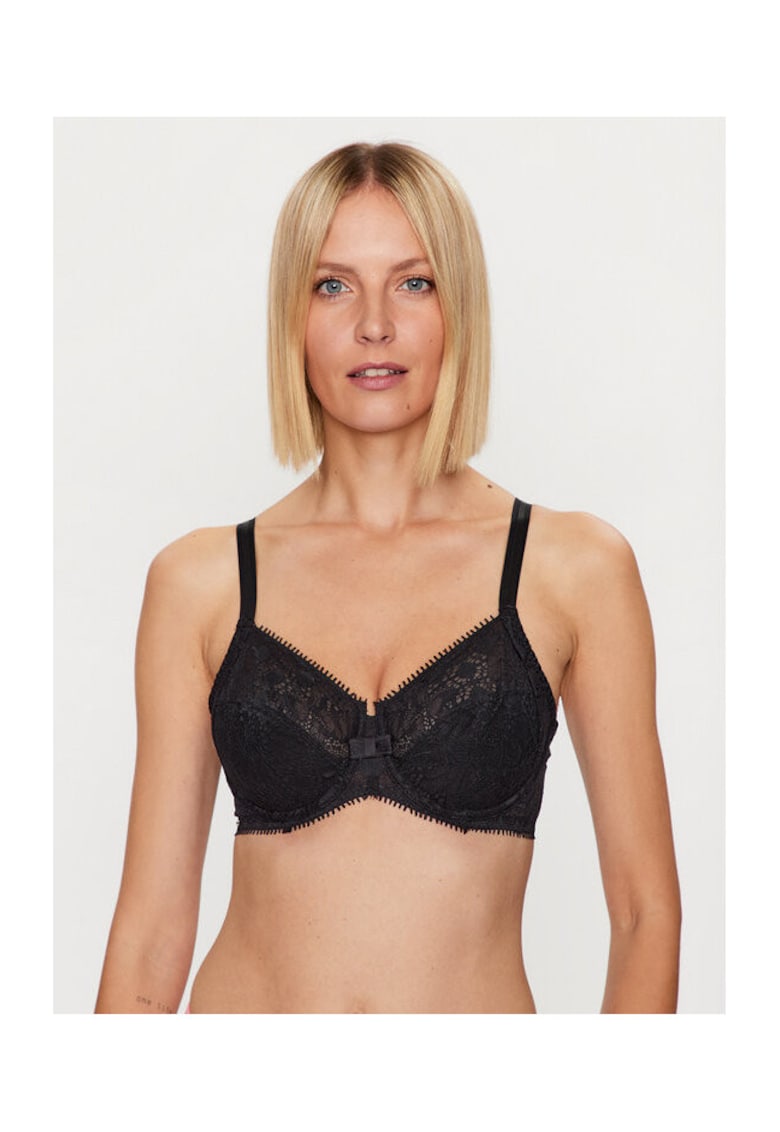 Sutien dama - 303475628 - Poliamida - Negru - Negru
