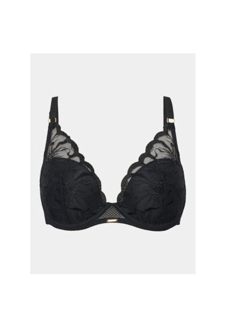 Sutien dama -  303475598 - Poliamida/Poliester - Negru