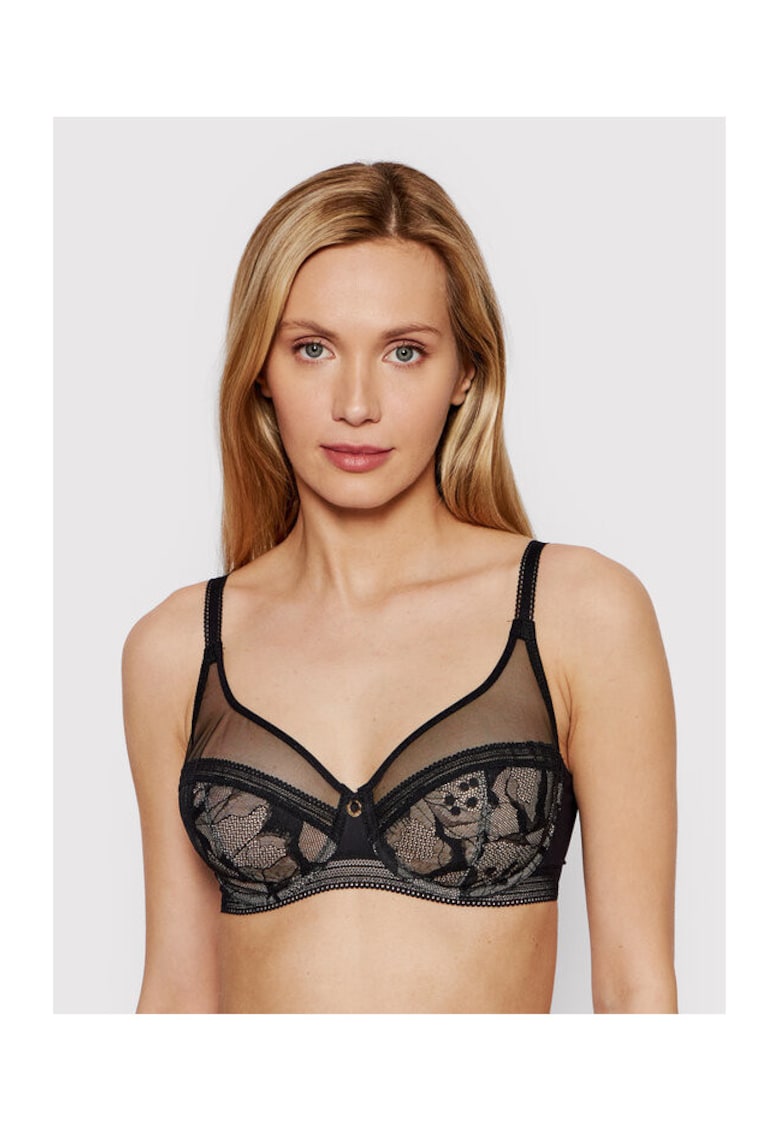 Sutien dama - 300059319 - Poliamida/Elastan - Negru - Negru