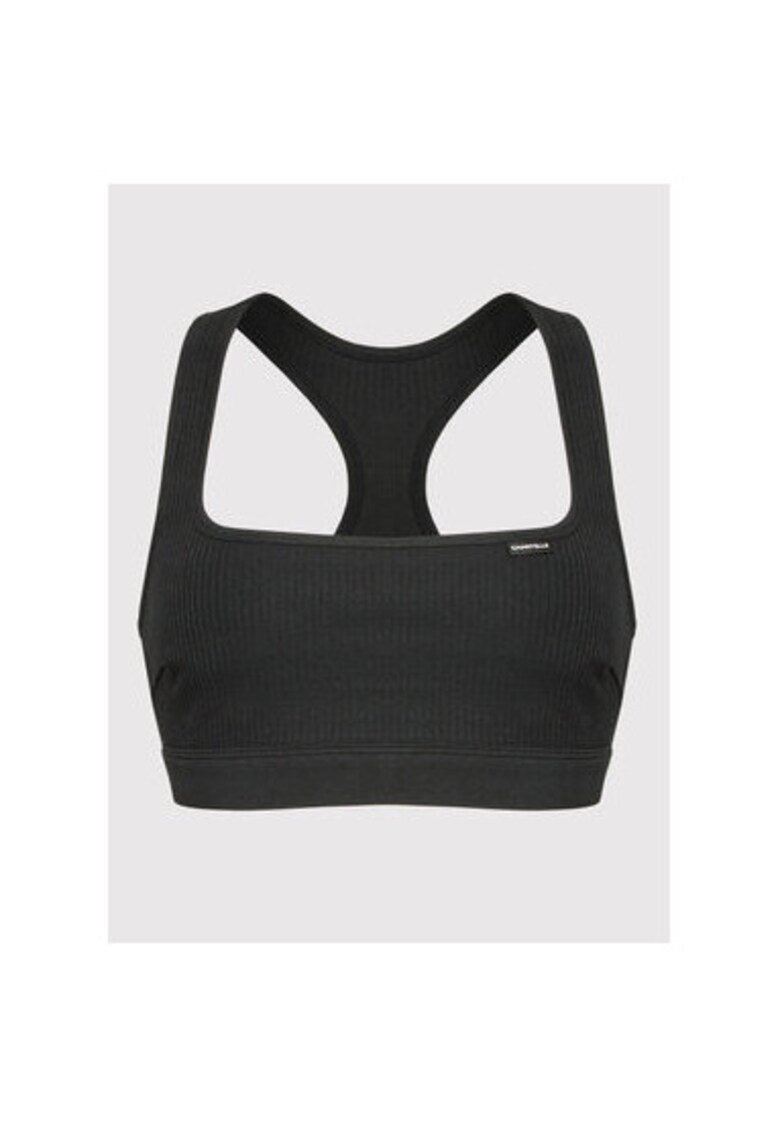 Sutien dama - 301193302 - Bumbac organic - Negru - Negru