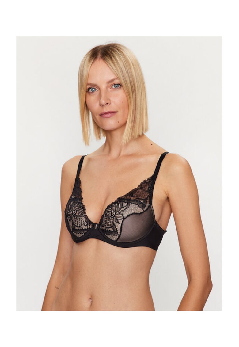 Sutien dama - 303475680 - Poliamida - Negru - Negru