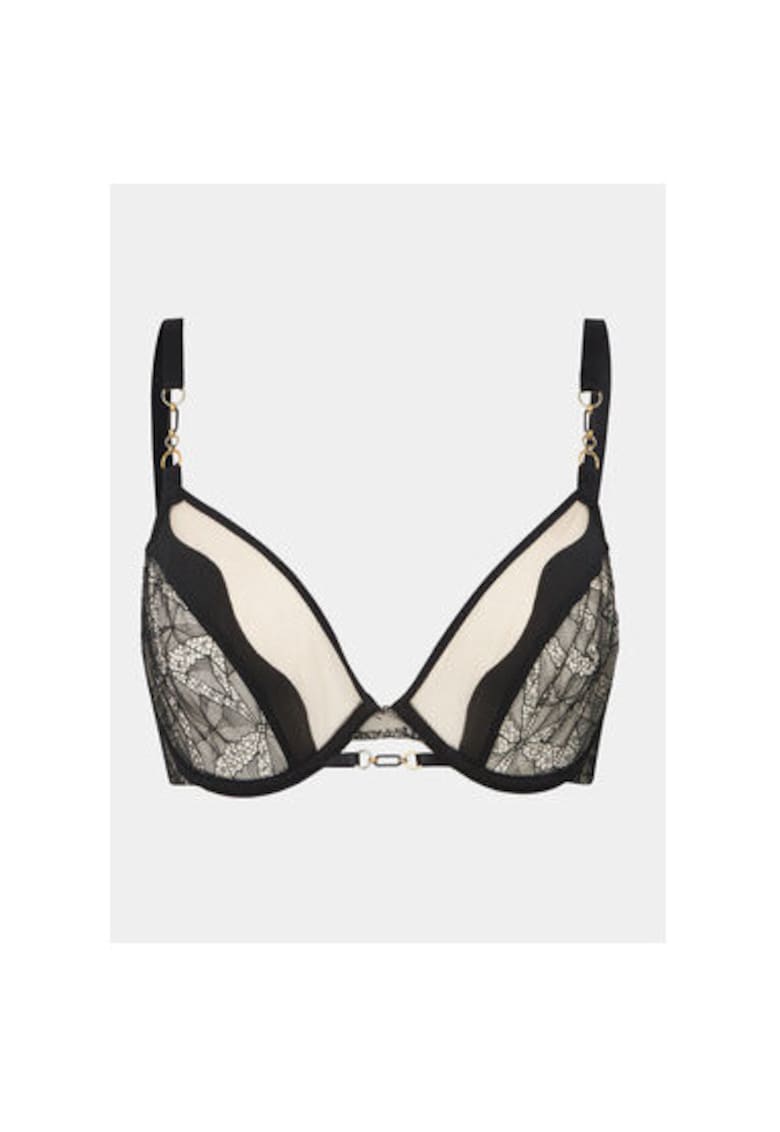 Sutien dama -  303475482 - Poliamida/Modal - Negru