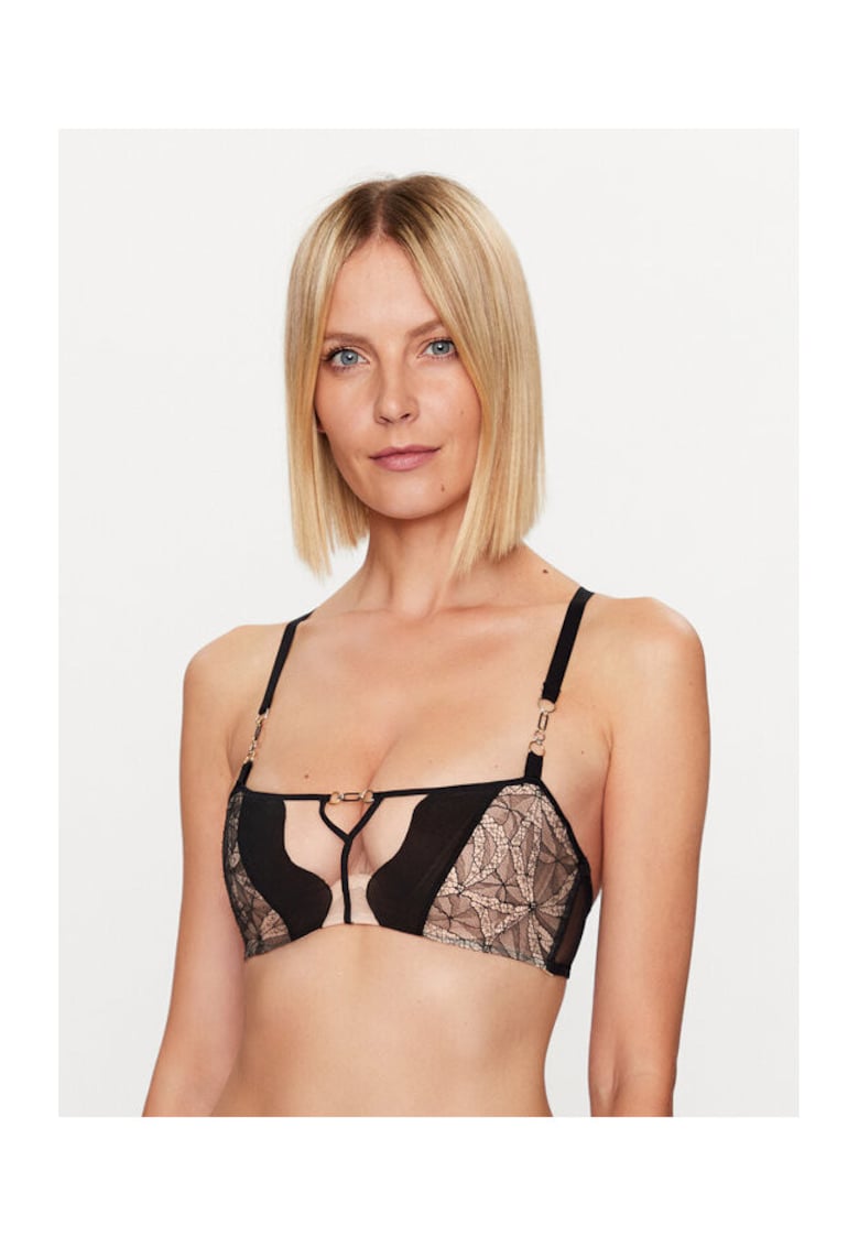 Sutien dama - 303475499 - Poliamida/Modal - Negru - Negru