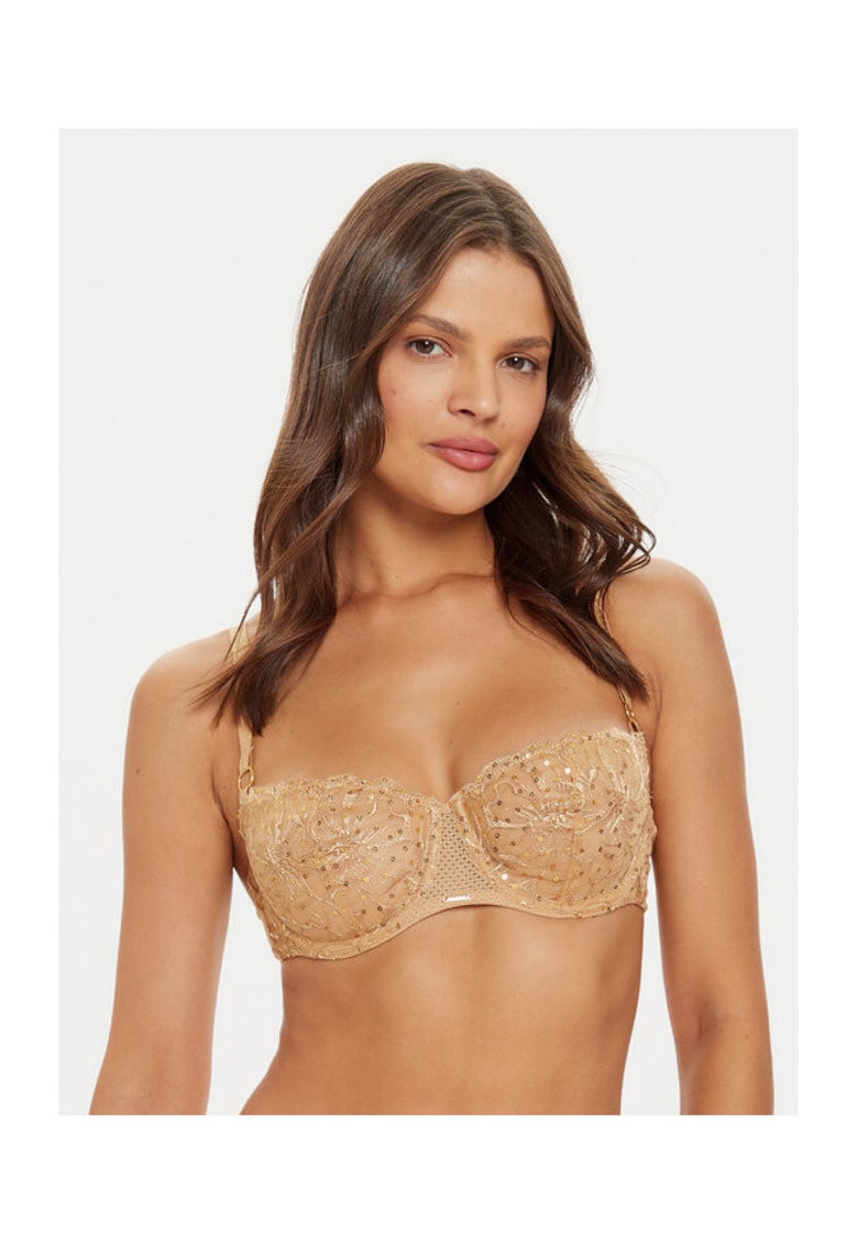 Sutien Dama - 304178467 - Poliamida/Elastan - Bej - Bej