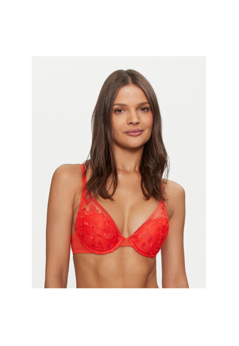 Sutien dama - 304178948 - Nylon - Portocaliu - Portocaliu