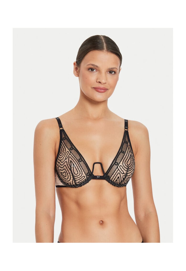 Sutien dama - 304177941 - Poliester - Negru - Negru