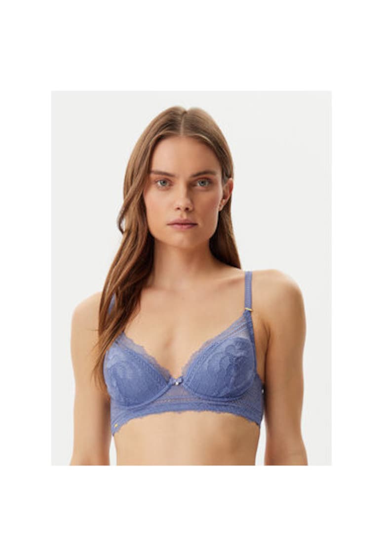 Sutien dama - 305024282 - Poliamida - Albastru - Albastru