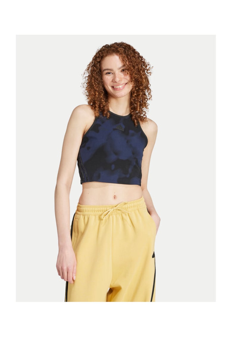 Tricou dama - 303899363 - Bumbac - Albastru - Albastru