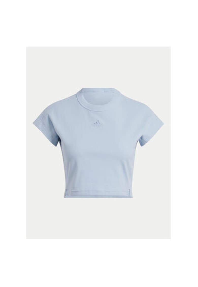 Tricou dama -  303899974 - Viscoza/Bumbac/Elastan - Albastru