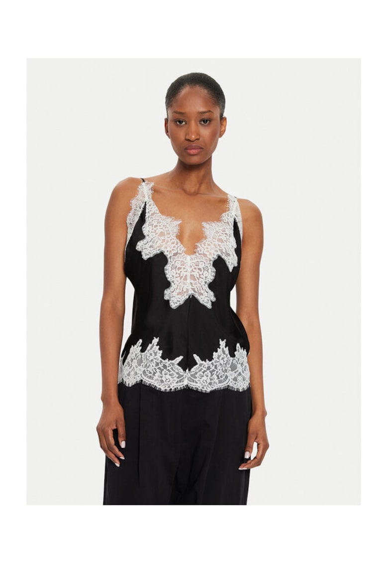 Tricou dama - 304479373 - Viscoza/Rayon - Negru - Negru