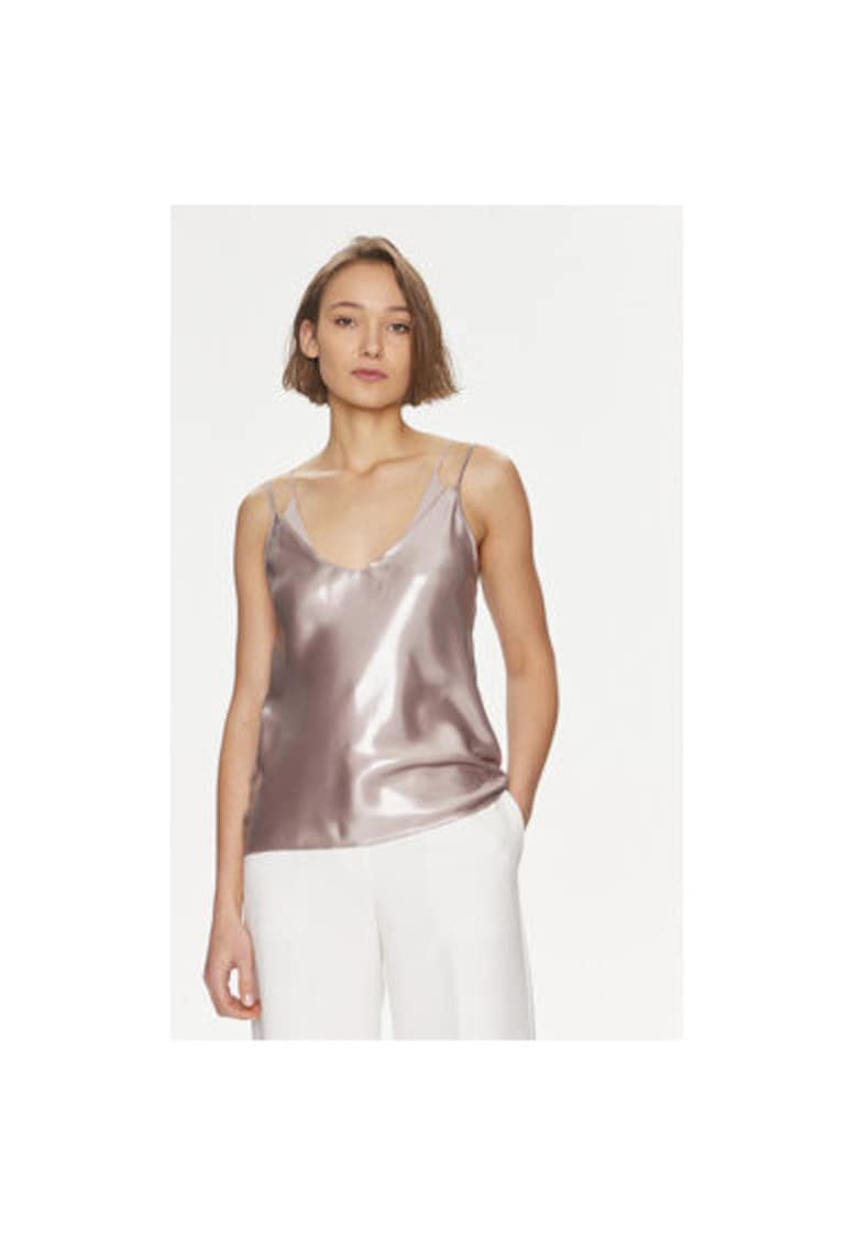 Tricou dama -  303807207 - Poliester/Poliester reciclat - Maro