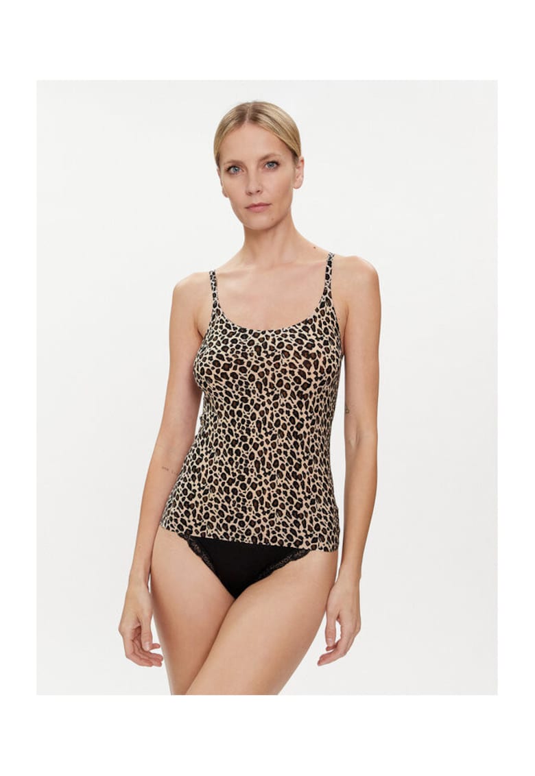 Tricou dama - 303814793 - Nylon/Elastan - M-L INTL - Maro