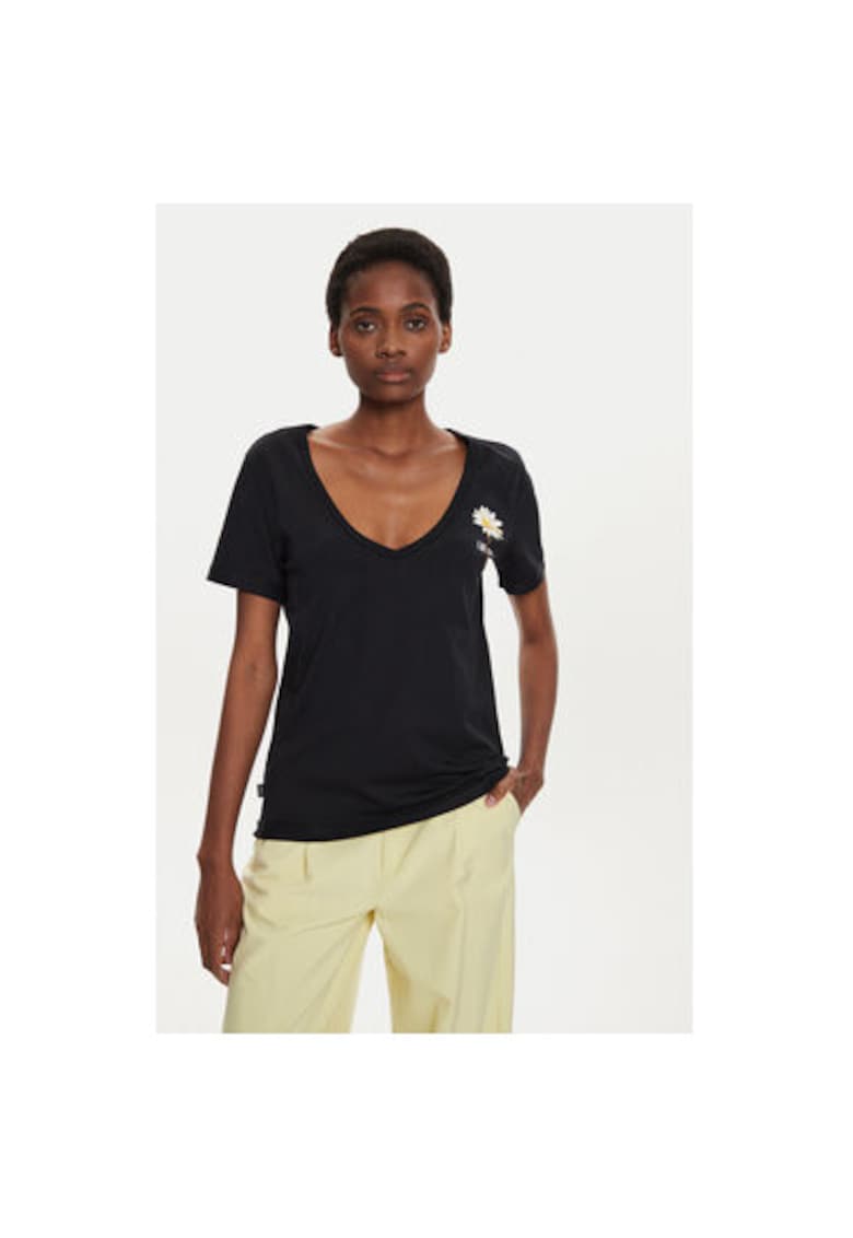 Tricou dama - 304476938 - Bumbac - Negru Tricou dama - 304476938 - Bumbac - Negru