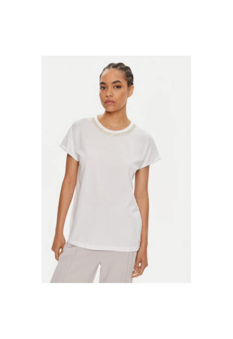 Tricou dama -  304446689 - Bumbac - Alb Tricou dama -  304446689 - Bumbac - Alb